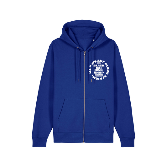 Classic Logo Zip Hoodie Blue