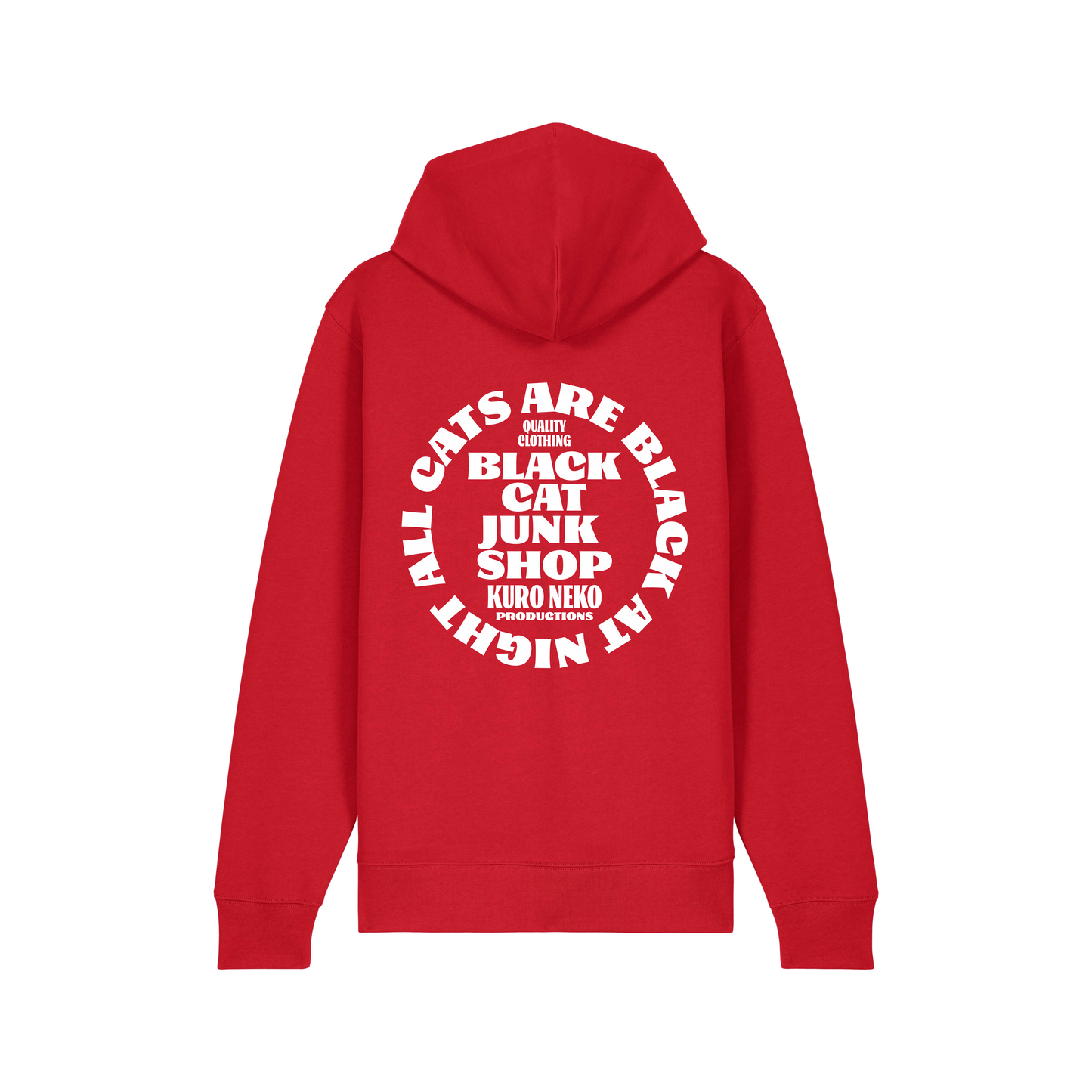 Classic Logo Zip Hoodie Red