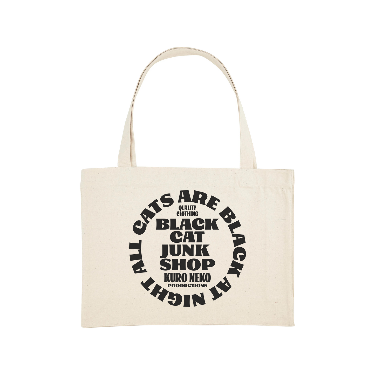 Classic Logo Tote Bag White / Black