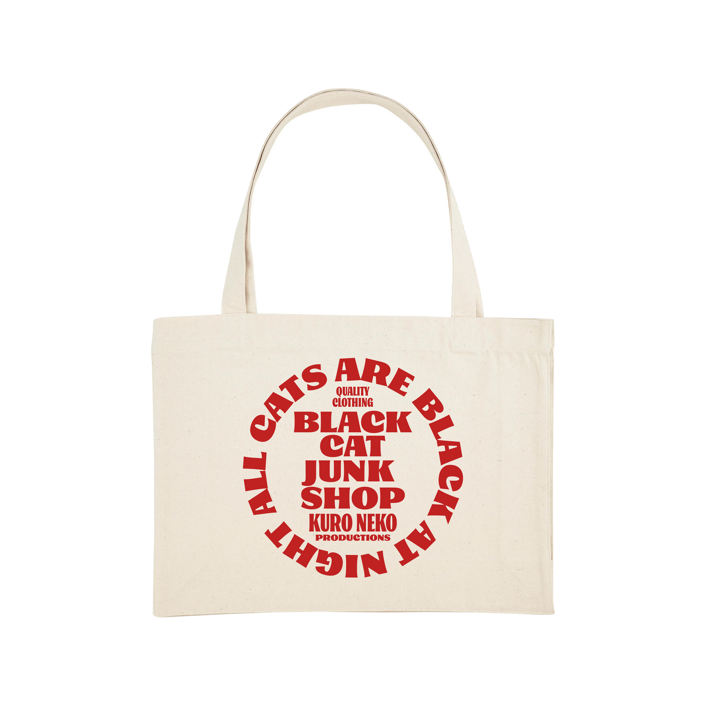 Classic Logo Tote Bag White / Red