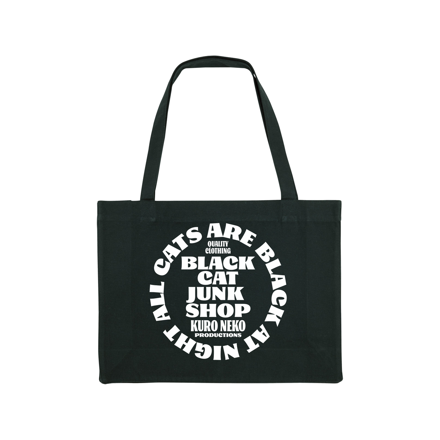 Classic Logo Tote Bag Black / White