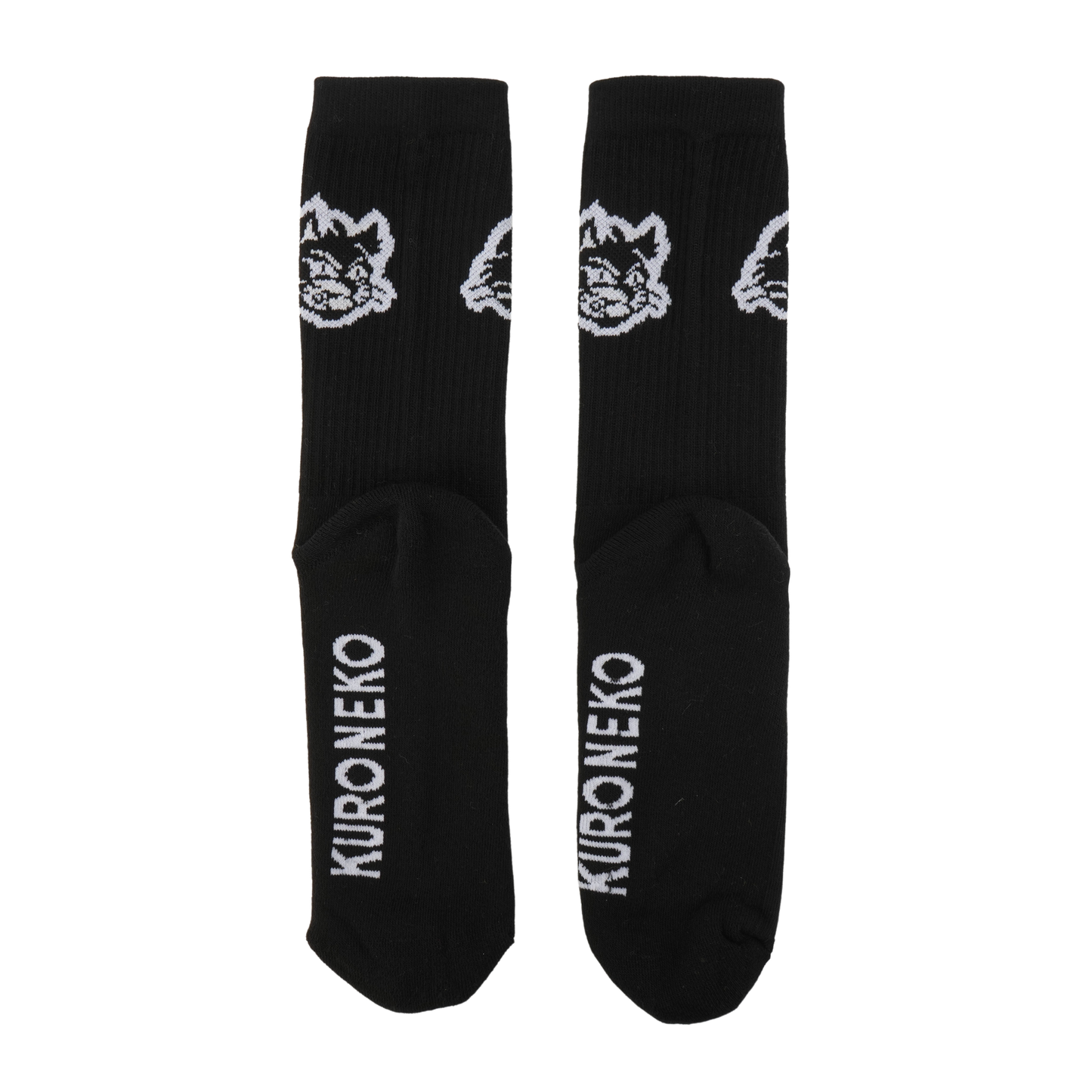 Black Cat Junk Shop Socks Black