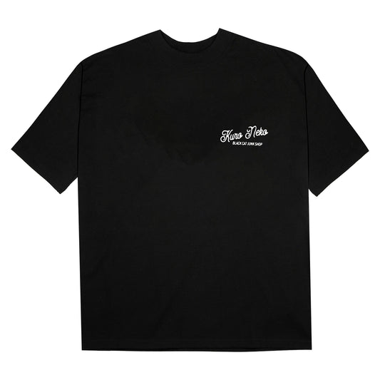 Black Classic Script Tee