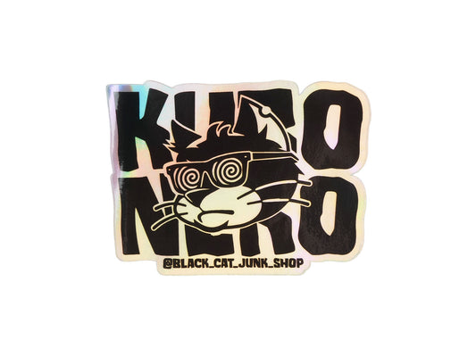 Kuro Swirly Stickers