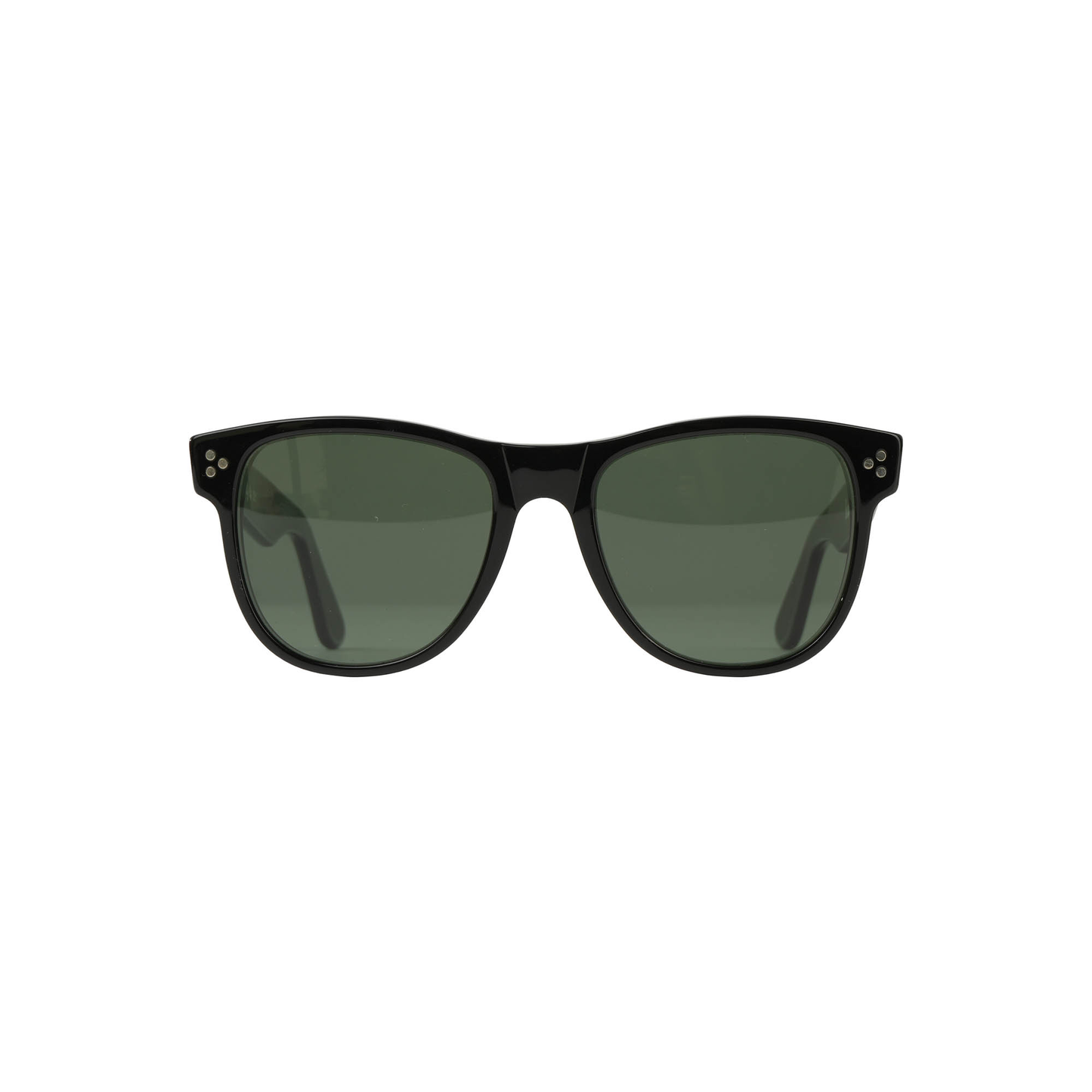 Sunglasses Classic Black Green Lens