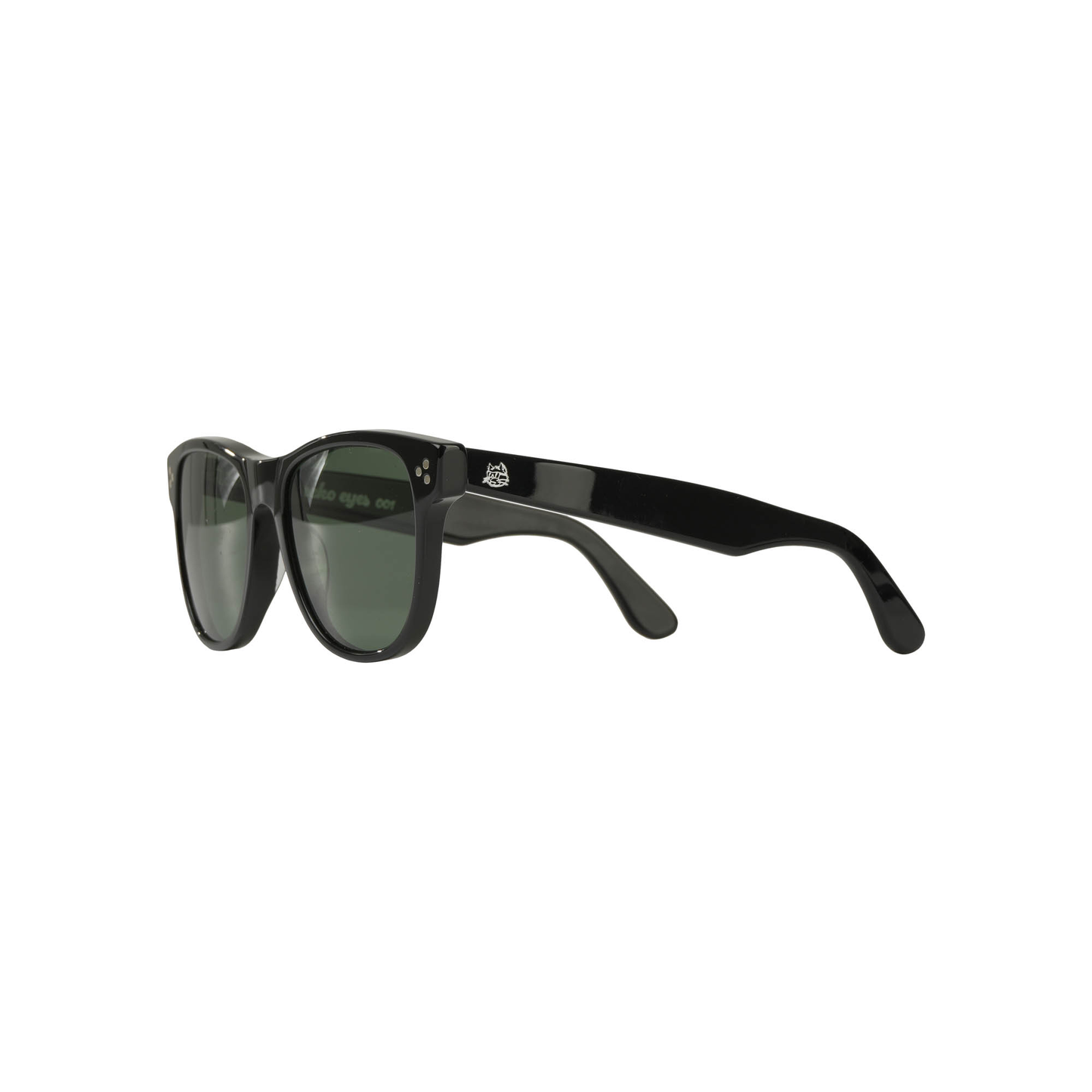 Sunglasses Classic Black Green Lens