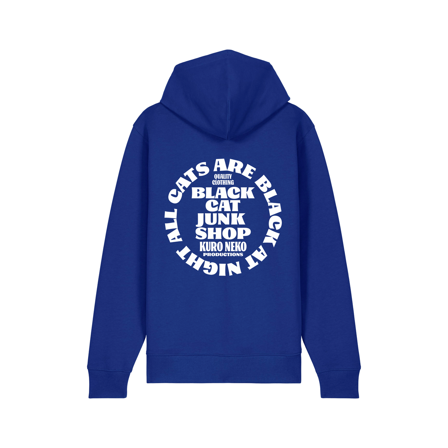 Classic Logo Zip Hoodie Blue