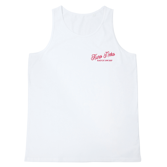 Classic Script White Vest