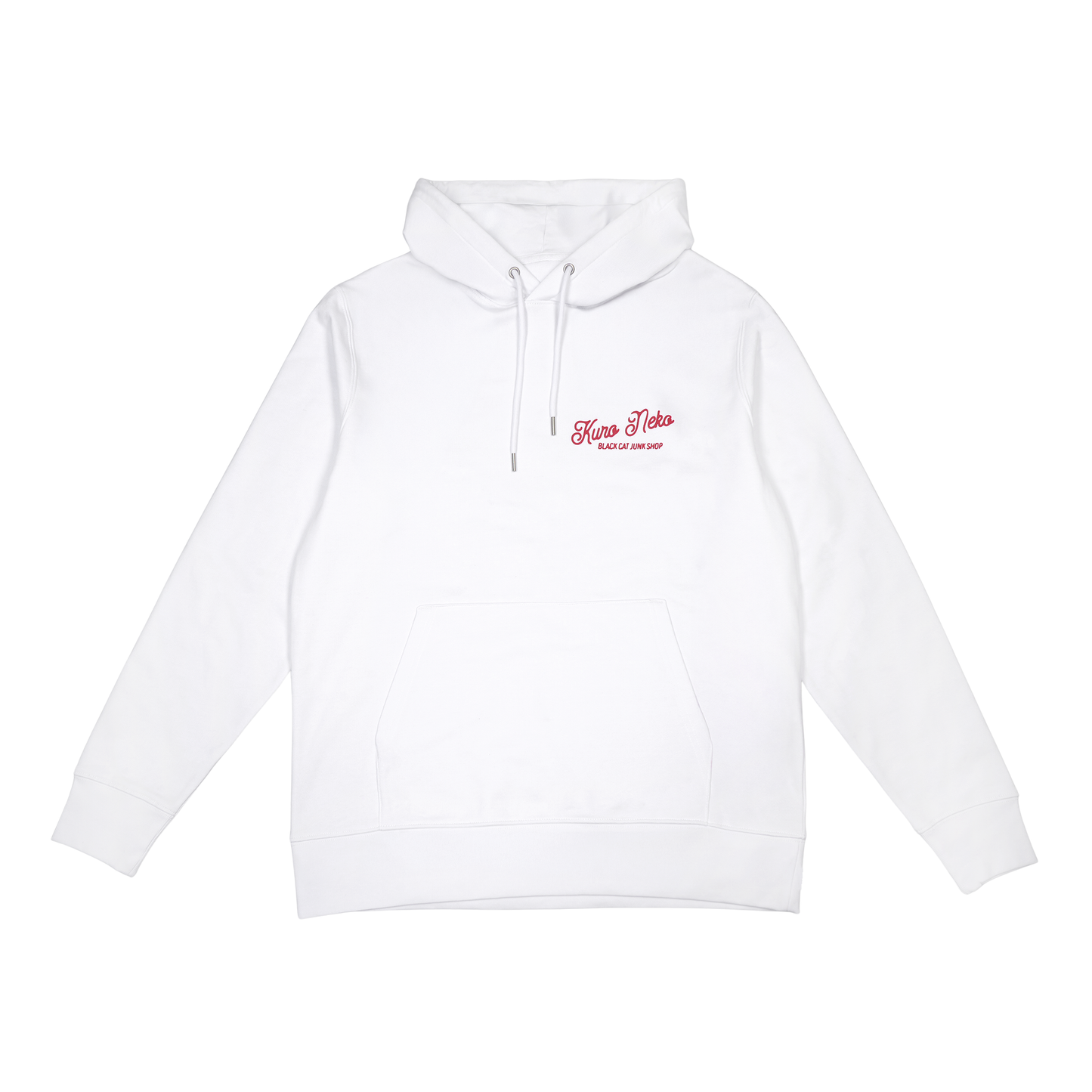 Classic Script  Hoodie White